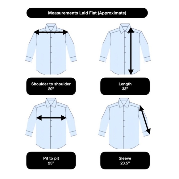 NWT Van Heusen Reg Fit Dress Shirt Size 17-17.5” 34/35 - Picture 9 of 10